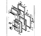 Kenmore 1066682372 door parts diagram