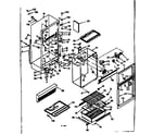 Kenmore 1066684002 cabinet parts diagram