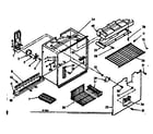 Kenmore 1066685001 freezer section parts diagram