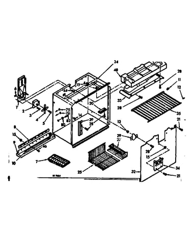 Freezer section parts