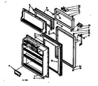 Kenmore 1066686301 door parts diagram