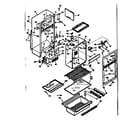 Kenmore 1066686322 cabinet parts diagram