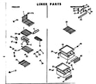 Kenmore 1066690510 liner parts diagram