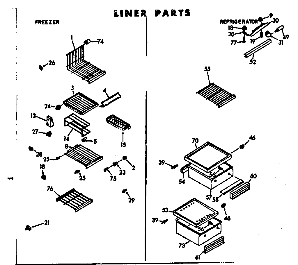 Liner parts