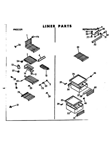 Liner parts