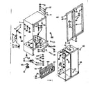 Kenmore 1066690602 cabinet parts diagram