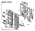 Kenmore 1066690642 door parts diagram
