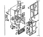Kenmore 1066690703 cabinet parts diagram