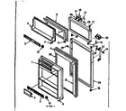 Kenmore 1066692071 door parts diagram