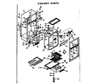 Kenmore 1066694071 cabinet parts diagram