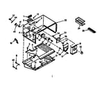 Kenmore 1066694021 freezer parts diagram
