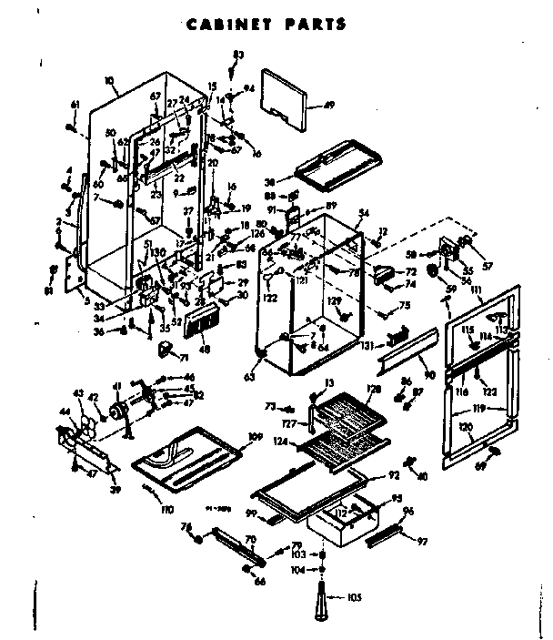 Cabinet parts