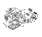 Kenmore 1066696244 freezer section parts diagram