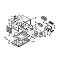 Kenmore 1066696463 freezer section parts diagram