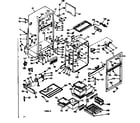 Kenmore 1066696643 cabinet parts diagram
