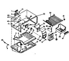 Kenmore 1066696623 freezer section parts diagram
