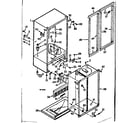 Kenmore 1067600100 cabinet parts diagram