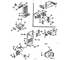 Kenmore 1067600100 air flow & control parts diagram