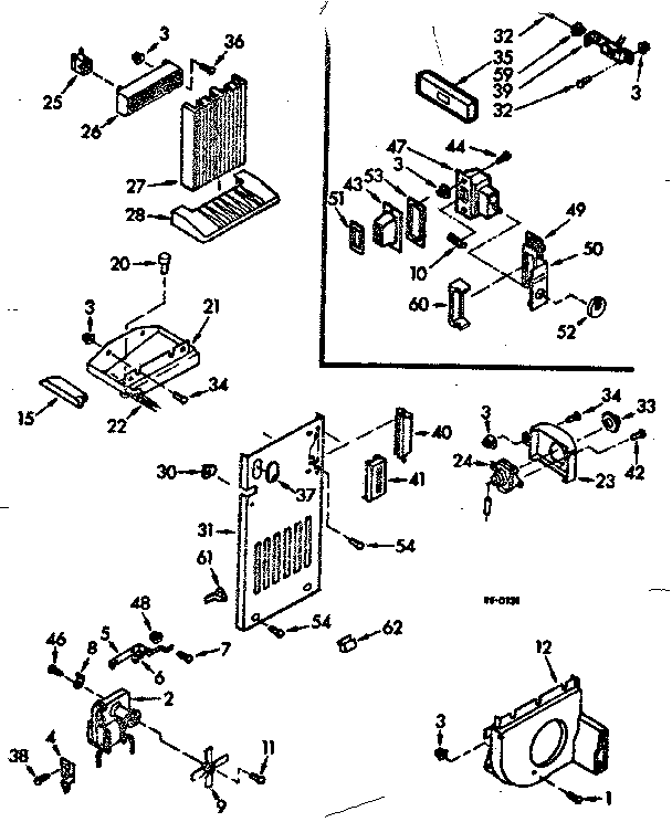 Air flow & control parts