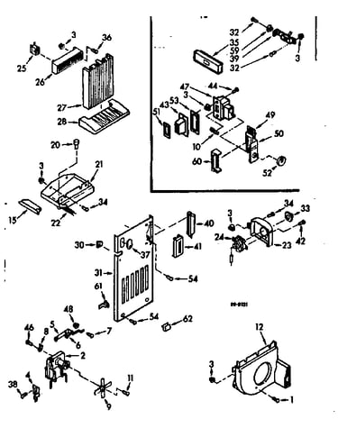Air flow and control parts