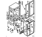 Kenmore 1067600362 cabinet parts diagram