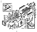 Kenmore 1067600302 ice maker parts diagram