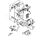 Kenmore 1067600400 air flow & control parts diagram