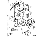 Kenmore 1067600421 air flow & control parts diagram