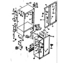 Kenmore 1067600540 cabinet parts diagram