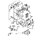 Kenmore 1067600540 air flow & control parts diagram