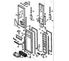 Kenmore 1067600500 door parts diagram