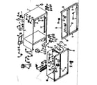Kenmore 1067600541 cabinet parts diagram