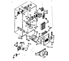 Kenmore 1067600541 air flow & control parts diagram