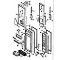 Kenmore 1067600541 door parts diagram