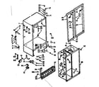Kenmore 1067600600 cabinet parts diagram