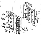 Kenmore 1067600641 door parts diagram