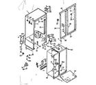 Kenmore 1067601360 cabinet parts diagram