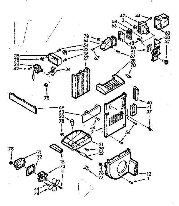 Air flow & control parts