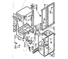 Kenmore 1067601460 cabinet parts diagram