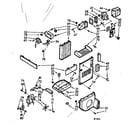 Kenmore 1067601440 air flow & control parts diagram