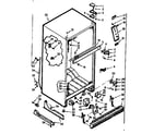 Kenmore 1067602221 cabinet parts diagram