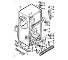 Kenmore 1067602262 cabinet parts diagram