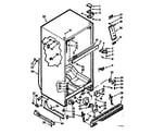Kenmore 1067602223 cabinet parts diagram