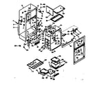 Kenmore 1067604460 cabinet parts diagram