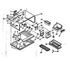 Kenmore 1067604220 freezer section parts diagram