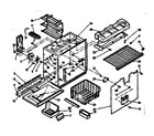 Kenmore 1067605240 freezer section parts diagram