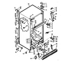 Kenmore 1067606400 cabinet parts diagram