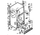Kenmore 1067606401 cabinet parts diagram