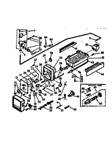 Ice maker parts