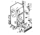 Kenmore 1067606462 cabinet parts diagram